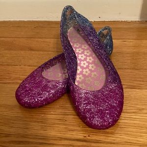 Purple and Blue Gel Shoes Size 4